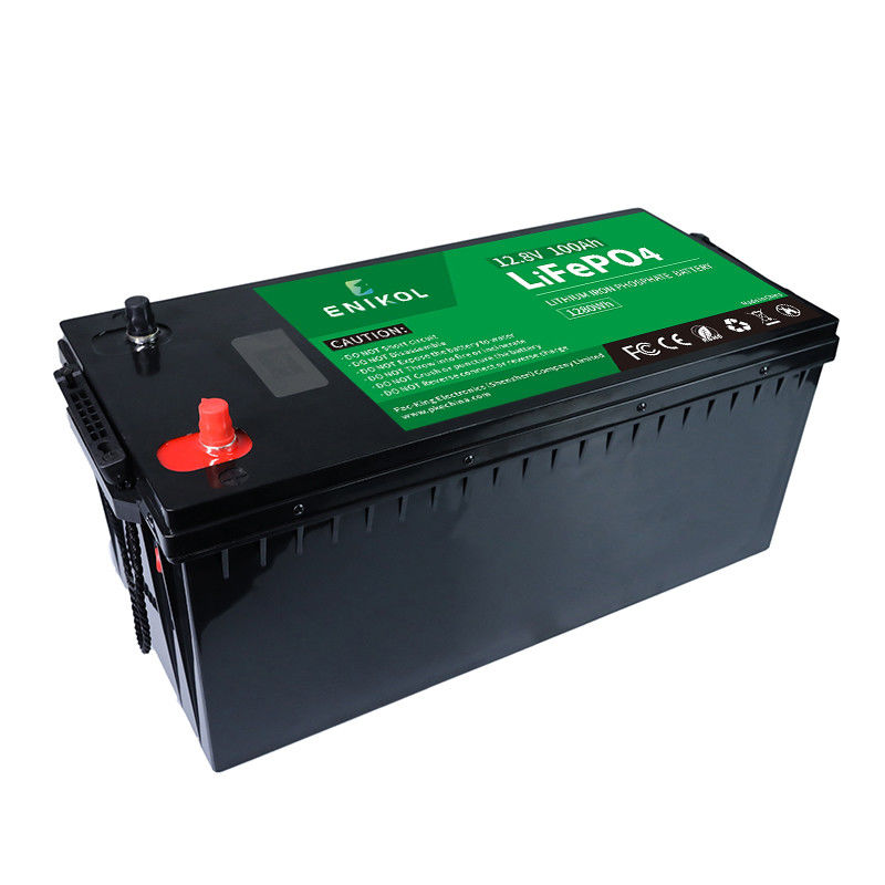 12 Volt Deep Cycle RV LiFePo4 Battery Lithium 100AH For Solar Wind ...