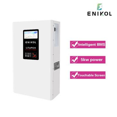 51.2V Lithium Iron Phosphate Battery 100AH LiFePO4 Solar Battery With BMS 48V 100AH 5120WH