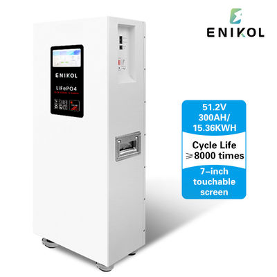 51.2V Energy Management Household Energy Storage Battery with 7-inch Touch Screen