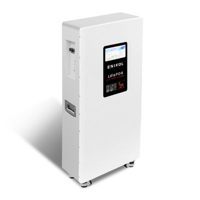 Touchscreen 48V Moveable Solar Battery Lithium 15KWH 300AH Home Energy Storage Battery 51.2V