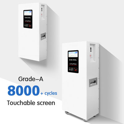 51.2V Household Energy Storage Battery 48V 300AH 15KWH Wheeled Built In BMS